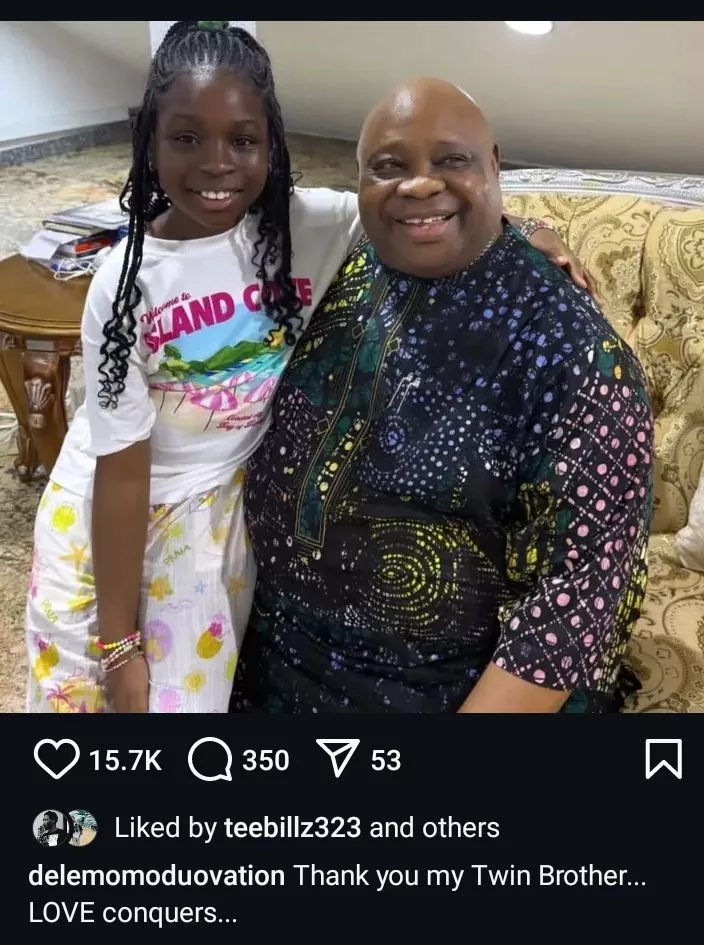 Dele Momodu hints at key figure behind Davido and Imade's reunion