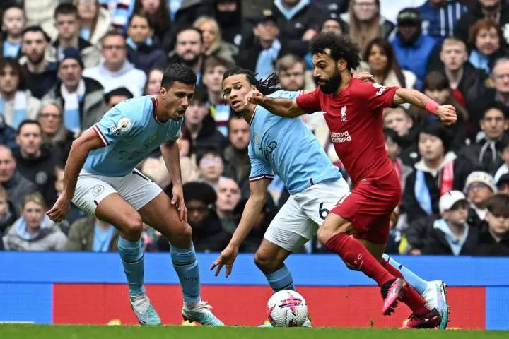 Salah in action against Man City -- Credit: NBC Sports