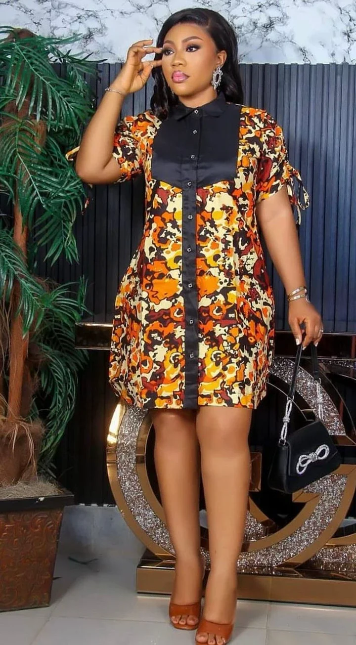 Simple And Classy Ankara Short Gowns For Women