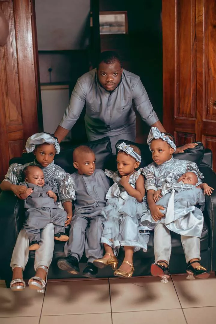 Nigerian couple welcomes third set of twins in four years