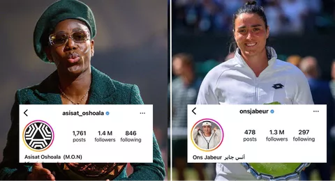 Oshoala finally overtakes Tunisian star to officially become Africa's most followed female athlete