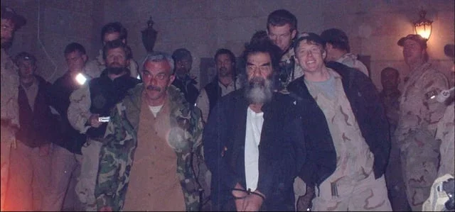 C Squadron Delta Force after capturing Saddam Hussein during Operation Red  Dawn. : r/Damnthatsinteresting