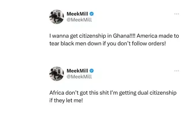 Why I want to get Ghanaian citizenship - Meek Mill