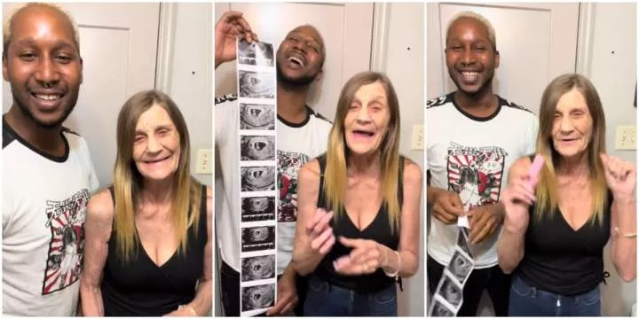 25-year-old man over the moon as he expects first child with his 63-year-old wife, shares ultrasound online