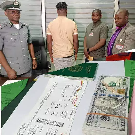 Customs arrests Brazil-bound Passenger with fake $10,000 at Lagos airport