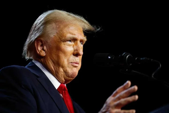 Donald Trump at the Palm Beach Convention Center on November 06, 2024, in Florida. (Image Source: Getty Images - Photo By Chip Somodevilla)