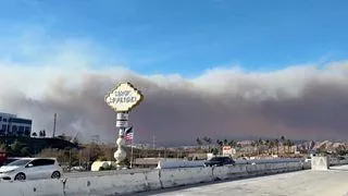 Thousands evacuated as new fast-growing fire ignites near Los Angeles