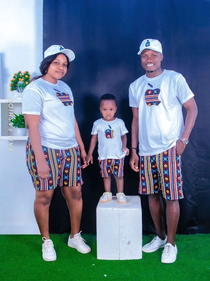 Gorgeous Families in Matching Outfits for Family Portraits