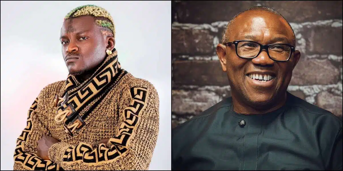 Portable recounts his encounter with Peter Obi on a plane Portable recounts his encounter with Peter Obi on a plane