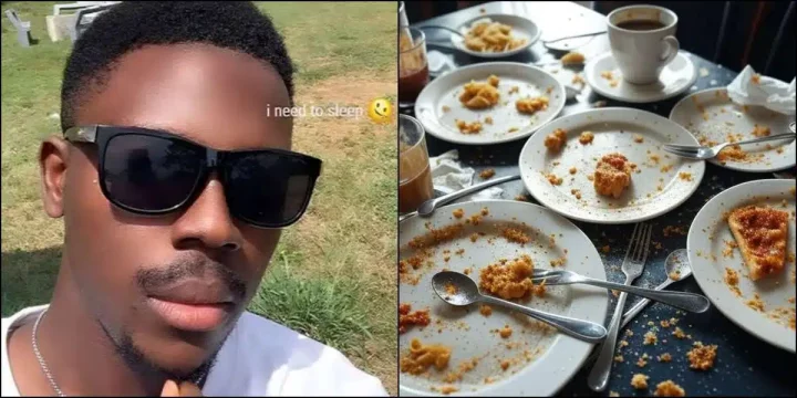 Man berates fathers who leave plates at the table after eating Man berates fathers who leave plates at the table after eating