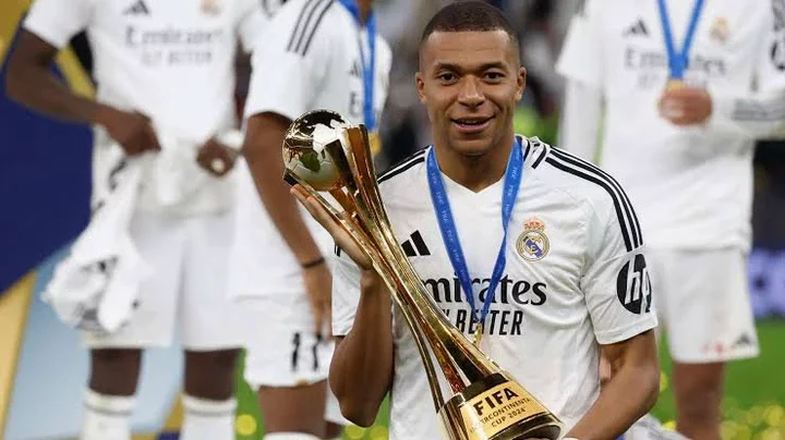 Kylian Mbappe Celebrates 2nd Title Win for Real Madrid