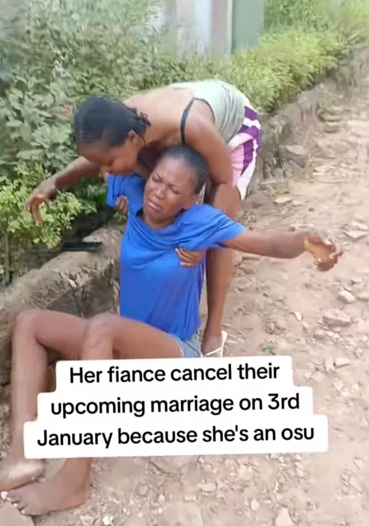 Lady in tears as fiancé cancels wedding after discovering she's an 'Osu'