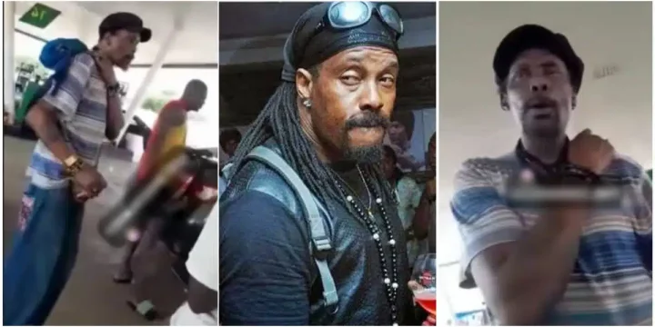 'Nigeria film industry na juju industry' - Mixed reactions as video of Hanks Anuku ranting at fuel station pops up