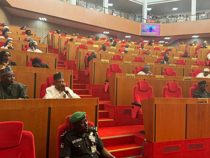 PHOTO NEWS: Late Senator Ifeanyi Ubah's Body Arrives National Assembly