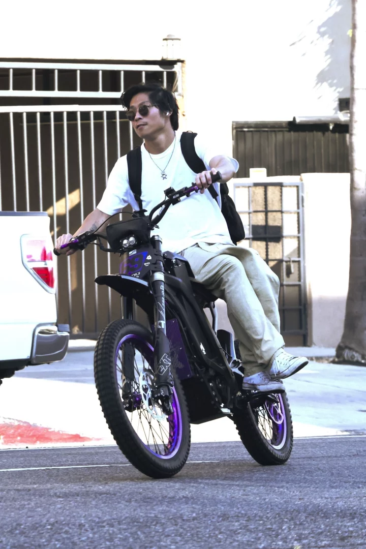 Pax Jolie-Pitt has previously been seen riding a dirt bike around LA