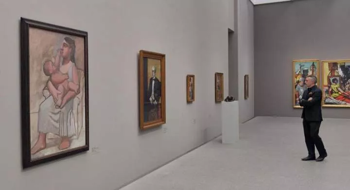 A German art museum fired an employee for secretly hanging up one of his own paintings