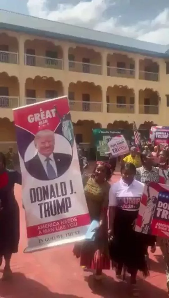 Nigerians gather to celebrate Donald Trump's win as 47th U.S. president