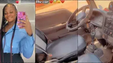 Lady disappointed on seeing online boyfriend's car for the first time
