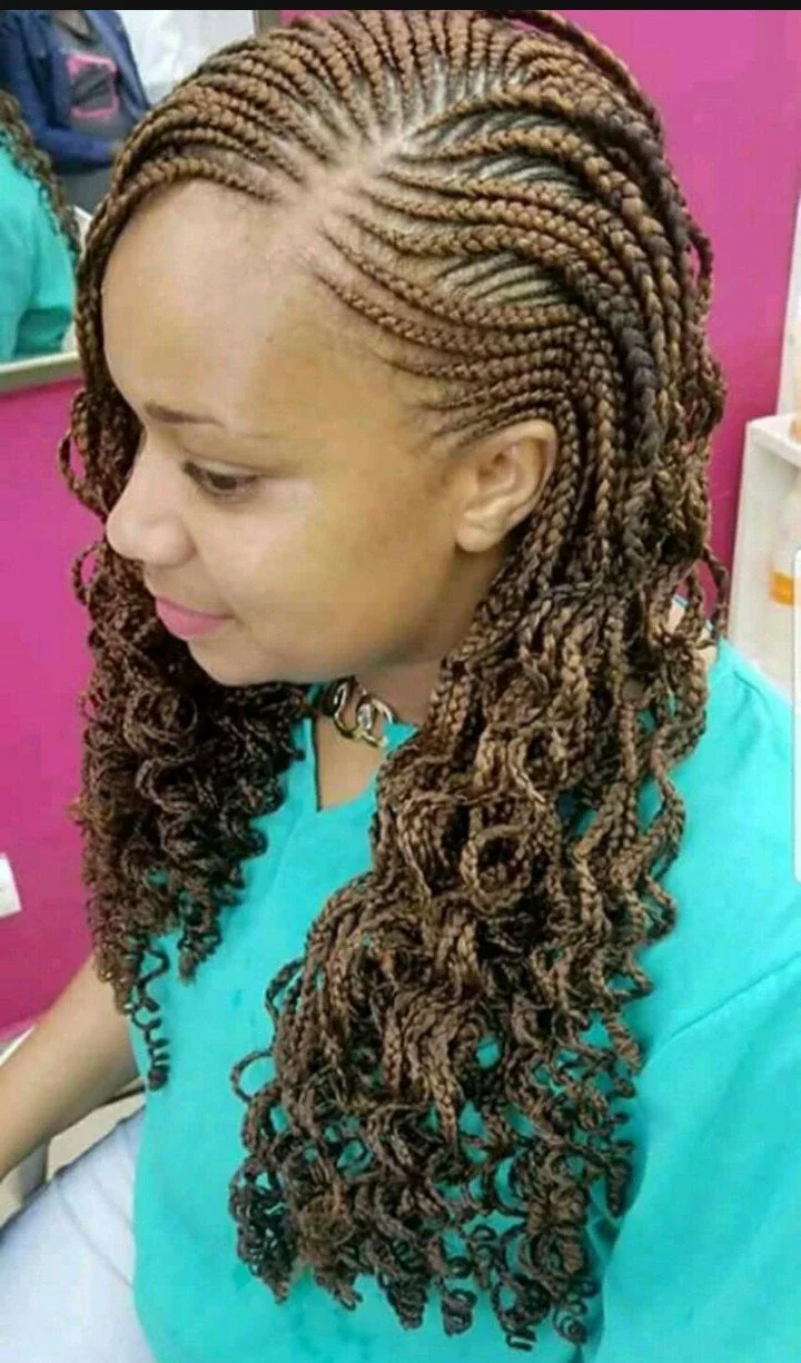 Very beautiful African braids hairstyles to try out.