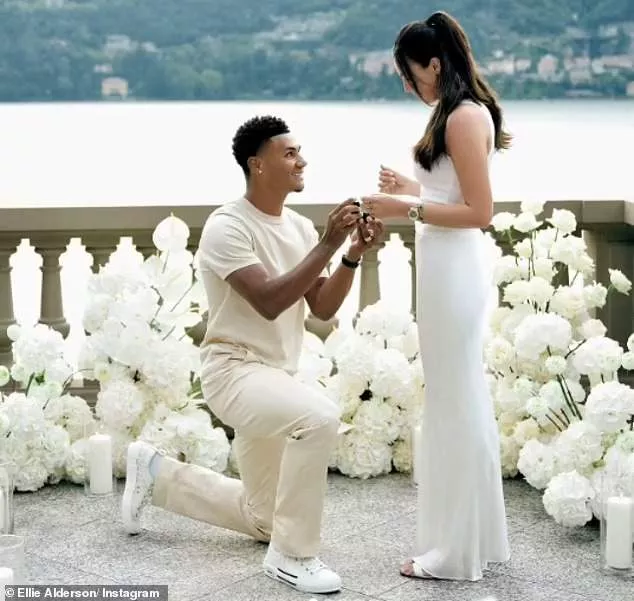 Footballer Ollie Watkins proposes to girlfriend Ellie Alderson at Lake Como during holiday in Italy (photos)