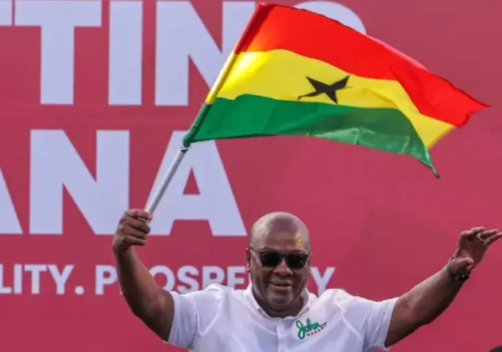 Ghana's former President Mahama wins re-election on third attempt