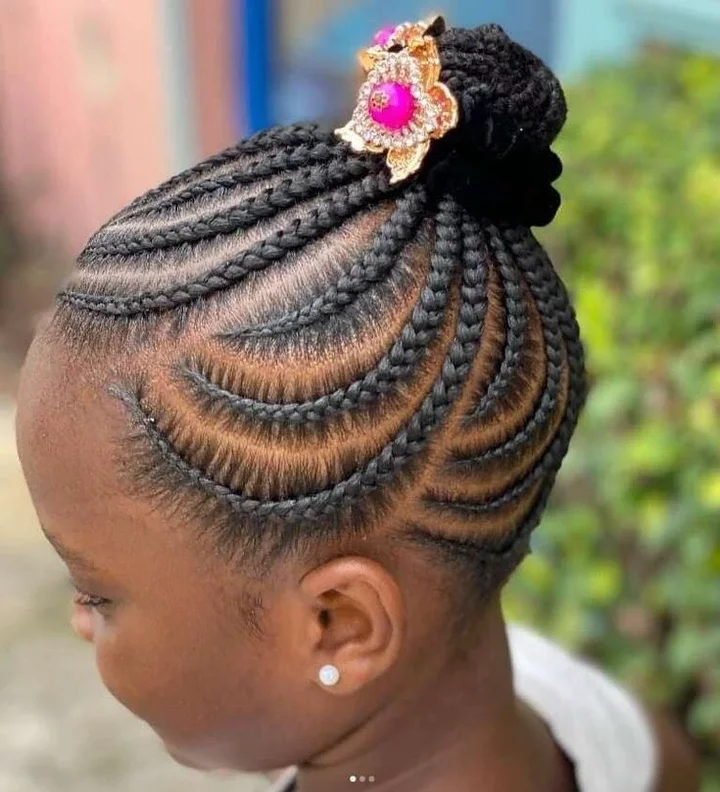 Beautiful Cornrow Hairstyles for Kids.