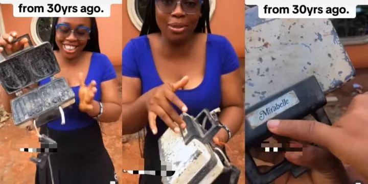 Lady discovers toaster her mother bought 30 years ago for just ₦5