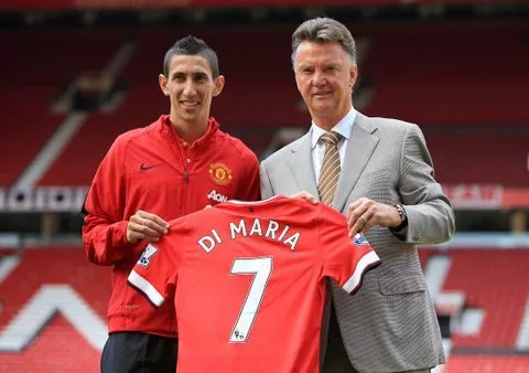 Van Gaal and Di Maria at Man United -- Imago