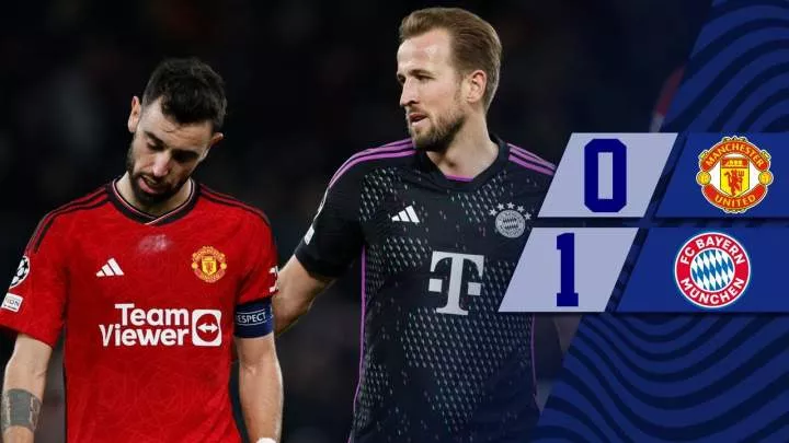 Manchester United 0 - 1 Bayern Munich (Dec-12-2023) Champions League Highlights