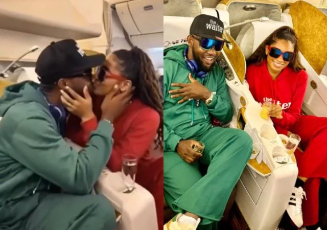 Ayo Makun Reacts as His 'Kissing' Photos with May Edochie Goes Viral Online