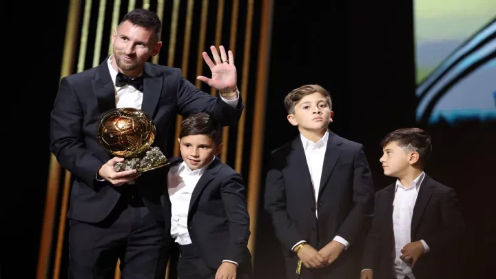 Lionel Messi wins his 8th Ballon d'Or of his remarkable career.