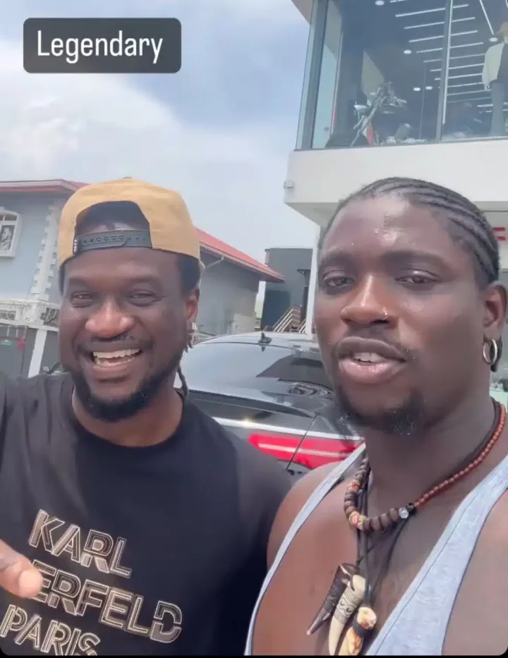 VeryDarkMan links up with Rudeboy in Lagos