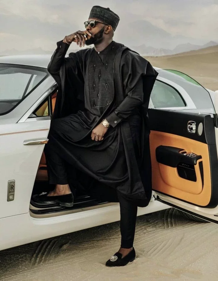 Black Agbada Styles For Men To Rock An Event.