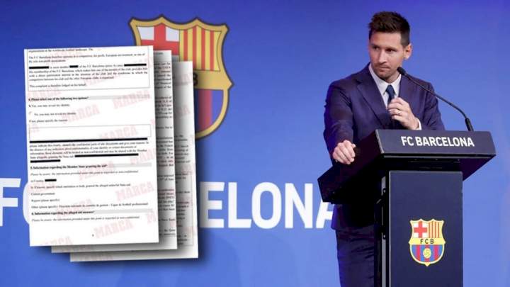 Barcelona drag PSG to court, blocking Messi's transfer
