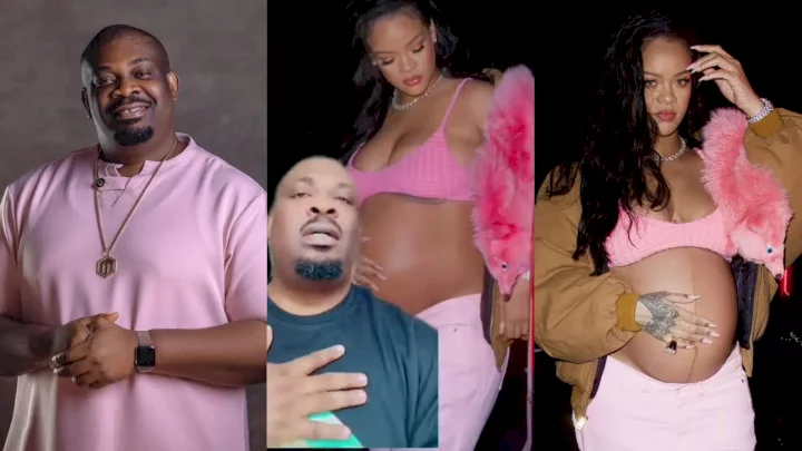 Reactions as Don Jazzy vows to wait for his crush, Rihanna (Video)