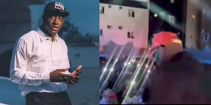 "Thank God for Wizkid" - Reactions as Carter Efe shuts down show while performing 'Machala' for mammoth crowd (Video)