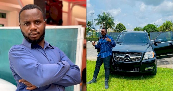 Comedian, Mr. Funny acquires a brand new Mercedes Benz SUV (See Photo)