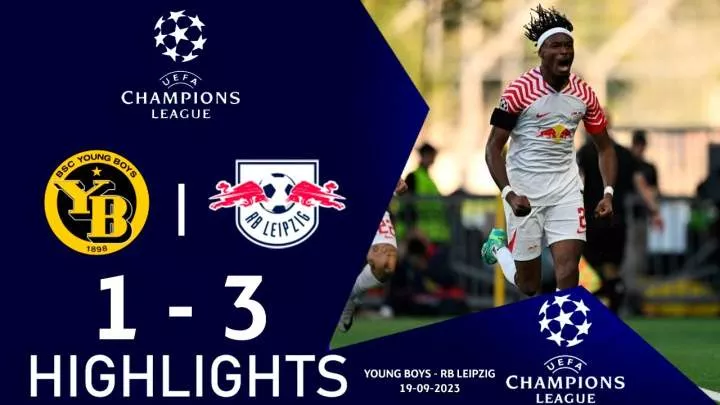 Young Boys 1 - 3 RB Leipzig (Sep-19-2023) Champions League Highlights
