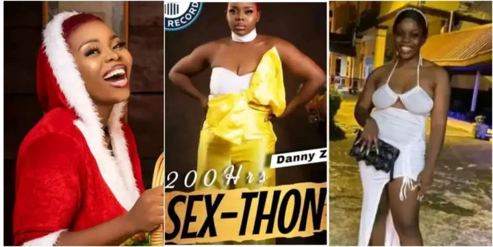 "See what Hilda Baci has caused" - Reactions as lady, announces 200-hour sex marathon