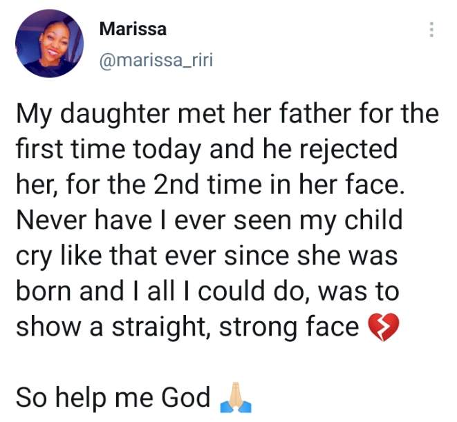 Mom narrates sad experience with her 17-year-old daughter and babydaddy who rejected her