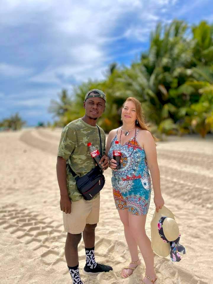 'I cherish every moment I get to spend with you' - 24-year-old Kano man writes as he celebrates his American wife on her 48th birthday