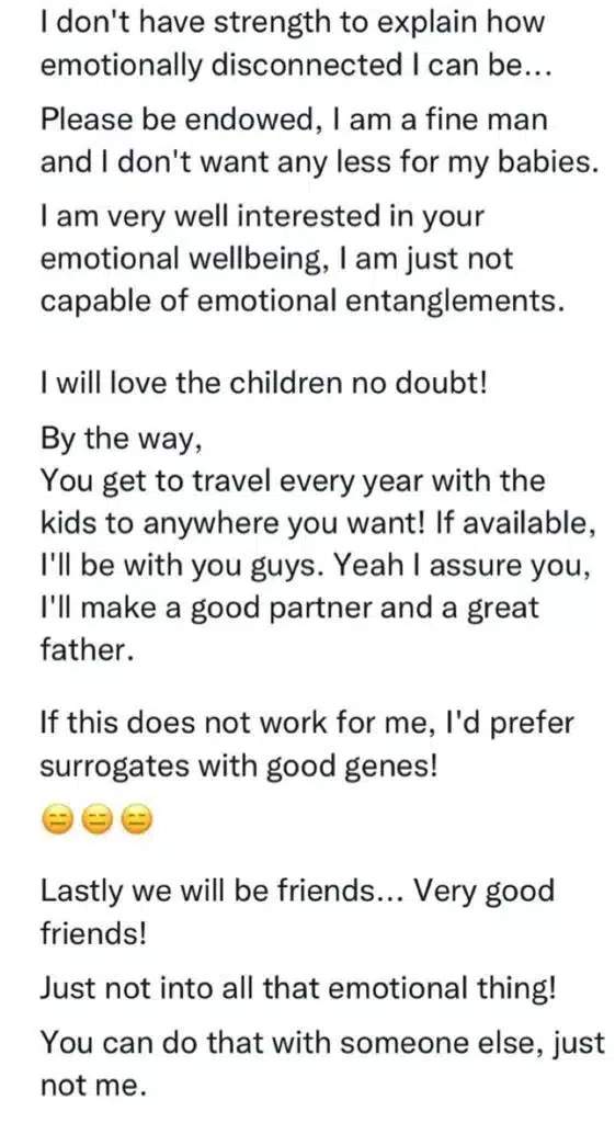 Man gives conditions wife-to-be must adhere strictly to