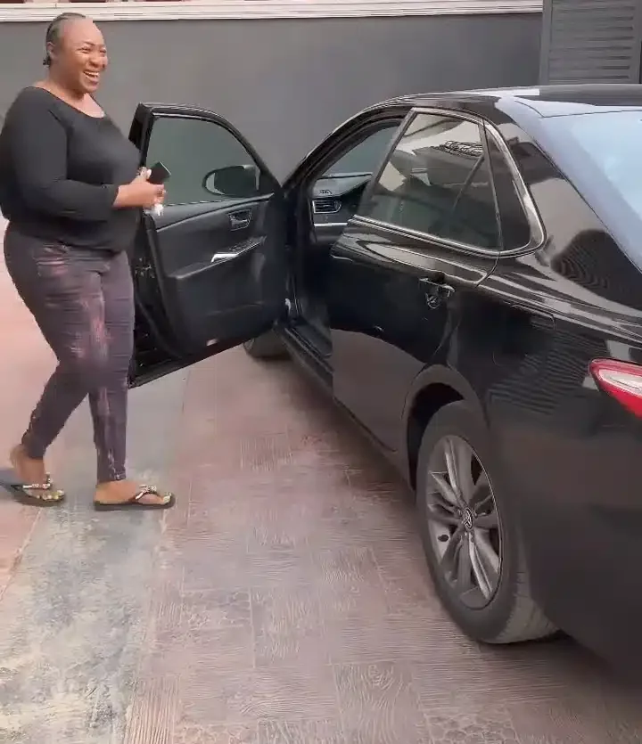 Heartwarming moment rapper, Blaqbonez gifted his mother a brand new car on her birthday (Watch)
