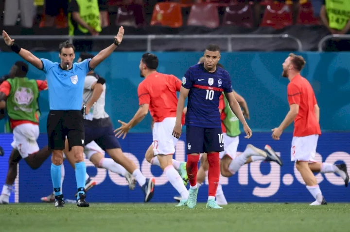 Kylian Mbappe issues apology after missed penalty put France out of Euro 2020