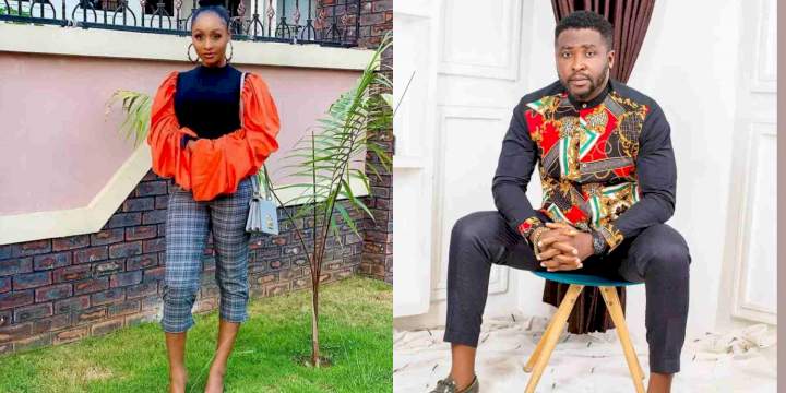 "Act like a married man and stop sleeping with everything on skirt" - Actress, Ifunanya Igwe drags colleague, Onny Michael to filth