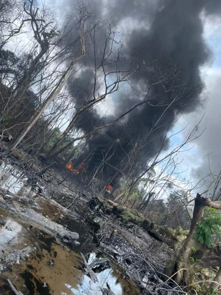 Troops Destroy Massive Illegal Refinery In Delta State (Photos)
