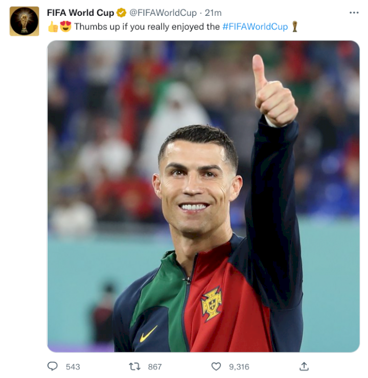 FIFA delete tweet that appears to make dig at Cristiano Ronaldo after Lionel Messi's World Cup heroics with Argentina amid GOAT debate