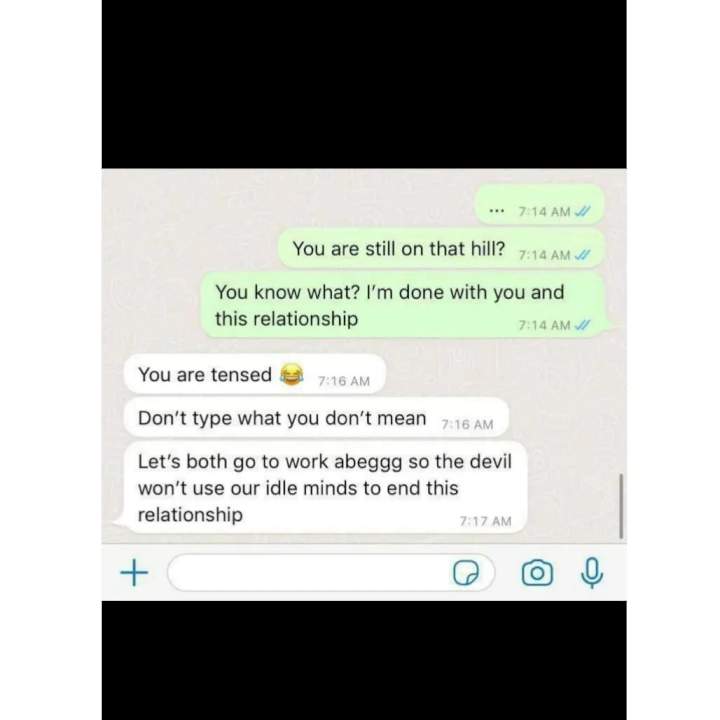 'Flirting is not cheating; it's proof that I respect you' - Nigerian man tells girlfriend after she confronted him with evidence of his flirting with her female friend (Screenshots)