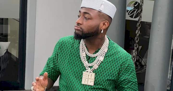 Davido spotted with wedding ring as he steps out for Uncle's inauguration