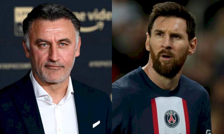 PSG boss Galtier reveals why Messi hasn't returned to club